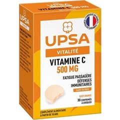 Upsa Vitamina C 500mg Naranja Sin Azúcar 30comp