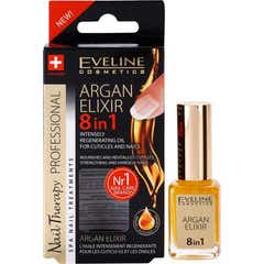 Eveline Cosmetics Nail Therapy Argan Elixir Cutículas e Unhas 12 ml