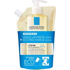 La Roche-Posay Pack Duo Aceite de Lavado + Eco Recarga