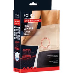 Cinturão Exdol Elastic Breathable TM TM bege