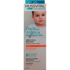 Mussvital Atopic Skin Creme Facial Emoliente SPF20 75ml