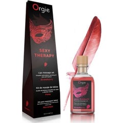 Kit de Massagem Orgie Strawberry Lip Massage