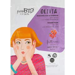 PuroBio Cosméticos Olivia Mascarilla Fruto Rojo 10 Piel Grasa 13g