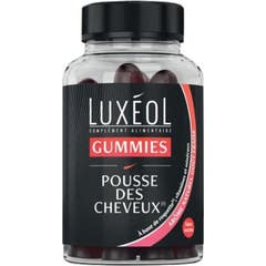 Luxeol Gummies Goma de Mascar para el Crecimiento del Cabello 60caps
