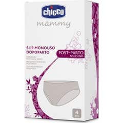 Calcinha Chicco Mammy pós-parto single 4 peças