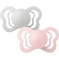 BIBS Couture Chupetas Ortodônticas em Borracha Natural Haze Blossom 2 unid.