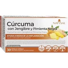 Natysal Cúrcuma con Jengibre y Pimienta Negra 30caps