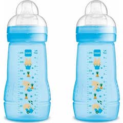 Mam Baby Biberão Easy Active Azul Brilhante 2x270 ml