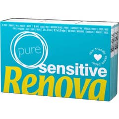 Renova Sensitive Lenço Branco 4 Folhas 6 Unidades