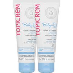 Topicrem Baby Creme Troca de Fraldas Ação Barreira Pack 2x75ml