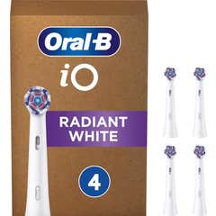 Oral-B Io Radiant White Cabezales Recambio 4 uds
