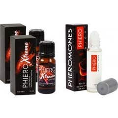 Phiero Xtreme concentrado de feromonas 10mlx2 pcs + perfume com feromonas 10ml