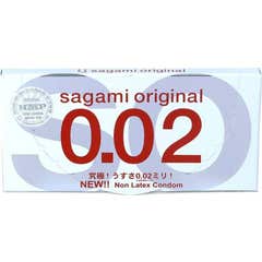 Sagami Original 0.02 Non Latex Condom 2 Unidades