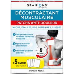 Granions Patchs Anti-Dor Descontraturante Muscular 5 Unidades