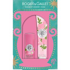 Roger & Gallet Rosa Pack Bálsamo Labial + Crema Manos