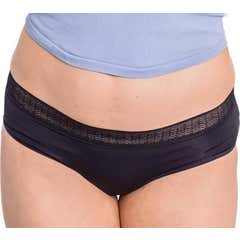 Enna Menstrual Panty Hipster Night Heavy Flow Black Size S 1 Unidade