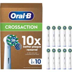 Oral-B CrossAction Recargas de Cabeças de Escova 10 Unidades