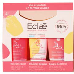 Eclae Coffret Trio de Verão Mini Corporal Formato Viagem