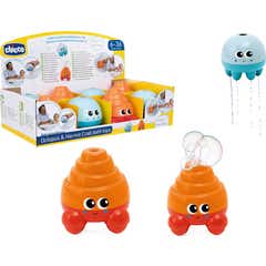 Chicco Brinquedo Banho Polvo + Caranguejo Eremita 8 Unidades