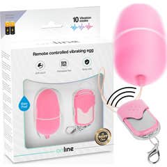 Online Huevo Vibrador Control Remoto M Rosa 1ud
