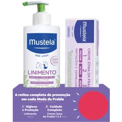 Mustela Pack Linimento Fralda 400ml + Creme Fralda 123 50ml