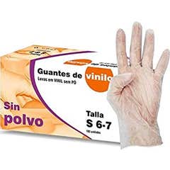 Luva Sensinyl Vinyl Light Powderfree S 100uts
