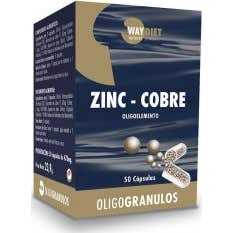 Waydiet Produtos Naturais Zinco-Cobre Oligogranules 50Caps