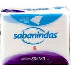 Protetor de cama extra absorvente Sabanindas 80x180 30uds