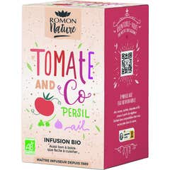 Romon Nature Tomate e Co Salsa Alho Infusão Bio 16 Saquetas