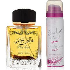 Conjunto Lattafa Pure Oudi EDP 100 ml + Deo 50 ml