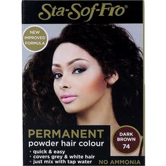 Sta-Soft-Fro Pó Colorante Permanente 74 Castanho Escuro 8g