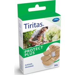 Tiritas Protect Plus Sortido 4 Tamanhos 30 Unidades