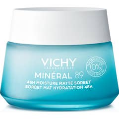 Vichy Minéral 89 Gel Sorbete Mate Hidratante 48h 50ml