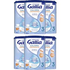 Gallia Calisma Pack Leite de Crescimento 3 +12M 6x830 g