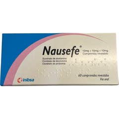 Inibsa Nausefe 10mg + 10mg + 10mg 60comp