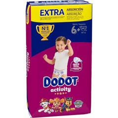 Dodot Fraldas de Bebé Activity 14kg+ T6+ 44 Unidades
