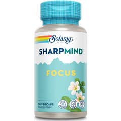 Solaray Sharpmind Focus 30 cápsulas vegetais
