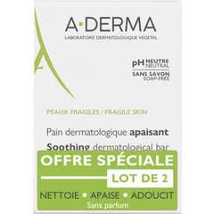 A-Derma Pan Dermatológico Calmante 2x100 g