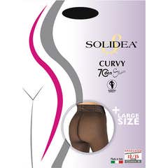 Solidea Curvy 70den Sheer Pantimedia Negro 3 ML-XL 1ud