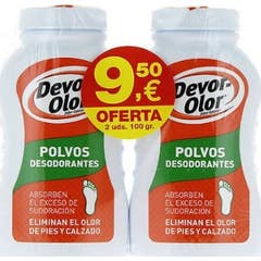 Devor Olor Desodorante Pies Polvos 100 G 2