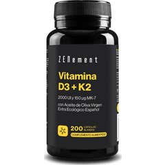Zenement Vitamina D3 + K2 200caps