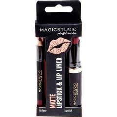 Magic Studio Matte Lipstick & Lipliner 2 Unidades
