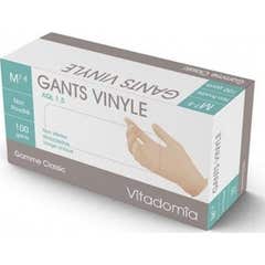 Vitadomia Vinil Glove N/Pdr L 100