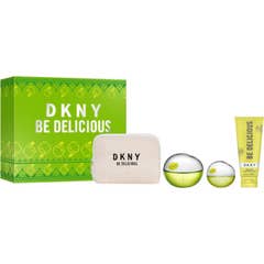 DKNY Be Delicious Coffret Eau de Parfum + Loção + Nécessaire