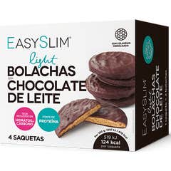 Easyslim Light Bolachas Cobertas Chocolate Leite 4x26 g