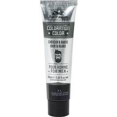 Hairgum Coloração Barba e Cabelo 7.1 Louro Claro Cinza 60 g
