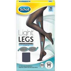 Meias Scholl 20DEN cor preto Tamanho M 1ud