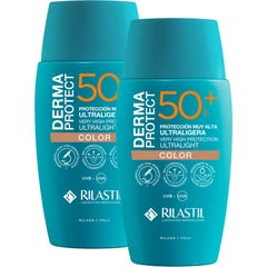 Rilastil Dermaprotect SPF50+ com Cor 2x50 ml