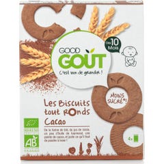 Bom Gout Les Biscuits Tout Ronds Cacau 80g