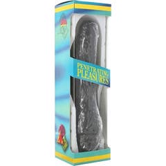 Seven Creations Vinyl P Shape Vibrator Preto 1pc